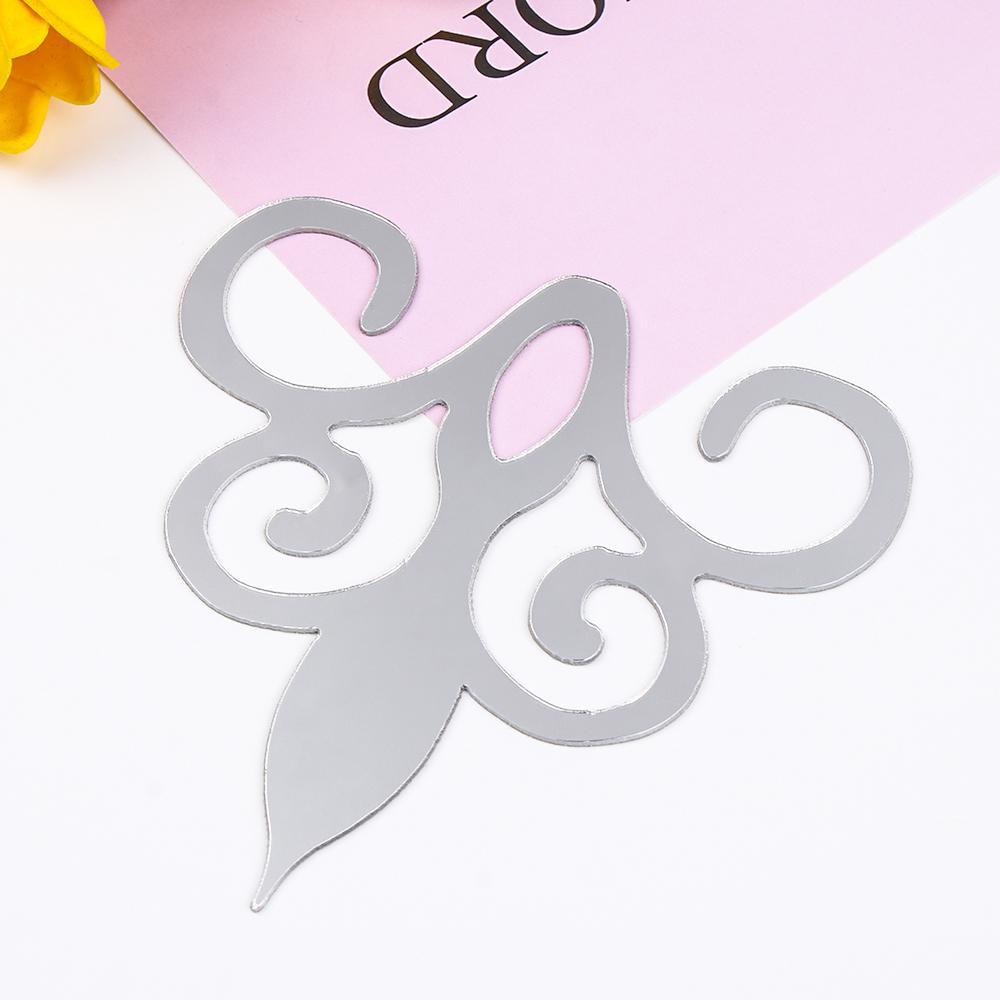 Bộ 10 Sticker Tráng Gương Bằng Acrylic Dùng Trang Trí Nhà Cửa