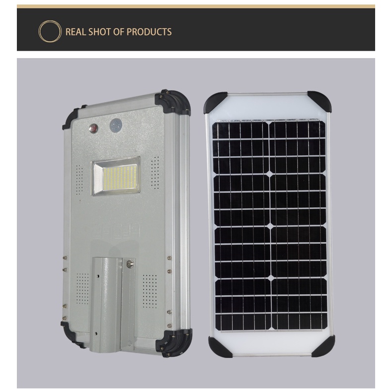 [300W] Đèn Năng Lượng Mặt Trời Sân Vườn, Đèn Đường, Nhôm Đúc Nguyên Khối, Chống Nước, Công Suẩt300W- ABM SOLAR
