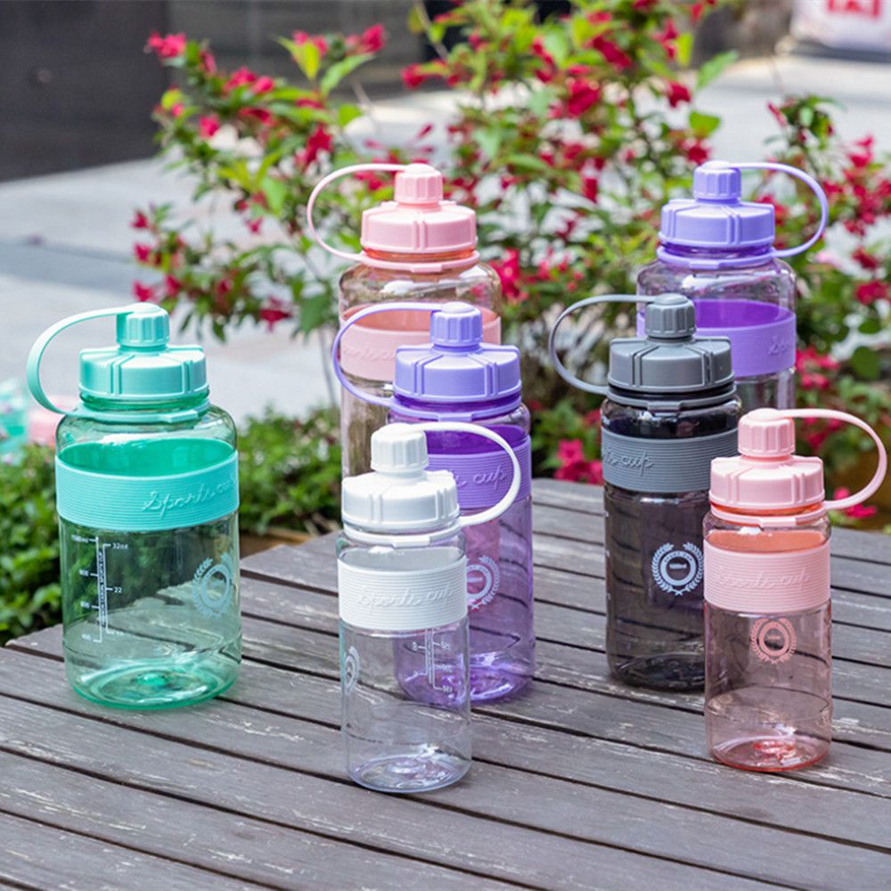 Bình nước có ống hút bằng nhựa không chứa BPA dung tích 600-2000ml