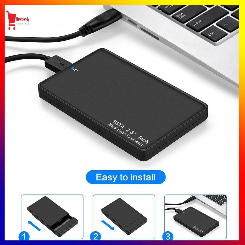 Vỏ Đựng Ổ Cứng Di Động (0601) (Promo) Hỗ Trợ 2tb Hdd Sata Sang Usb 3.0 Ssd Hdd | BigBuy360 - bigbuy360.vn