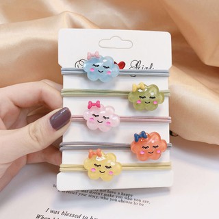 Cột tóc hình đám mây nhiều màu sắc (C035 - C039)