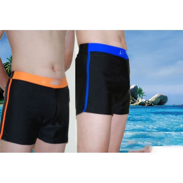 Quần Bơi Nam Speedo Đen Phối Sọc Có Túi Nhỏ Đựng Chìa Khóa Nhiều Màu QN004 | BigBuy360 - bigbuy360.vn