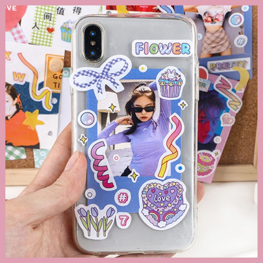 TÚI STICKER KHUNG ẢNH HISOME TRANG TRÍ SCRAPBOOK