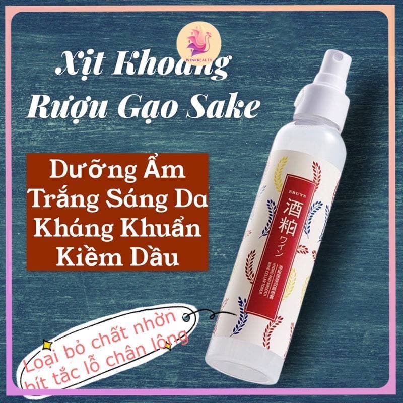 [HOT] ✨150ML XỊT KHOÁNG GẠO SAKE NHẬT LÀM SẠCH, DỊU MÁT DA TỨC THÌ✨ WINKBEAUTY | BigBuy360 - bigbuy360.vn