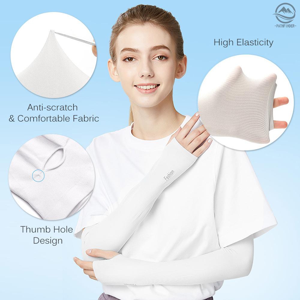 1 Đôi Găng Tay Chống Tia Uv Cho Hoạt Động Ngoài Trời