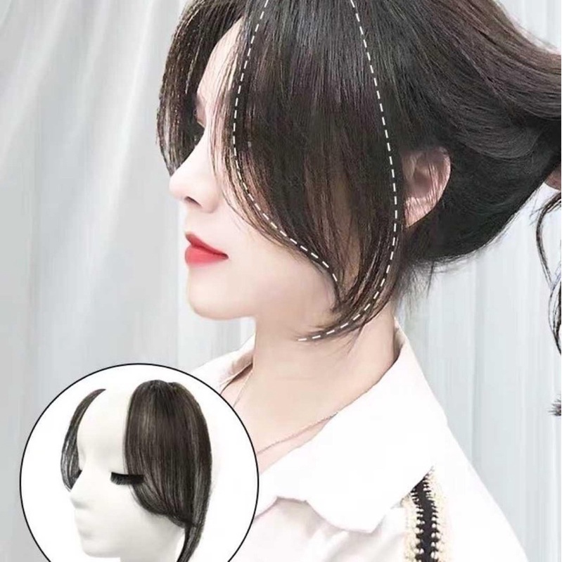 Tóc mái bay layer [ TÓC THẬT ]TÓC MÁI HÀN QUỐC- 1 CẶP