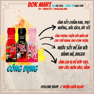 SỐT GÀ CAY SAMYANG " GÀ PHUN LỬA " 3 VỊ SIÊU NGON