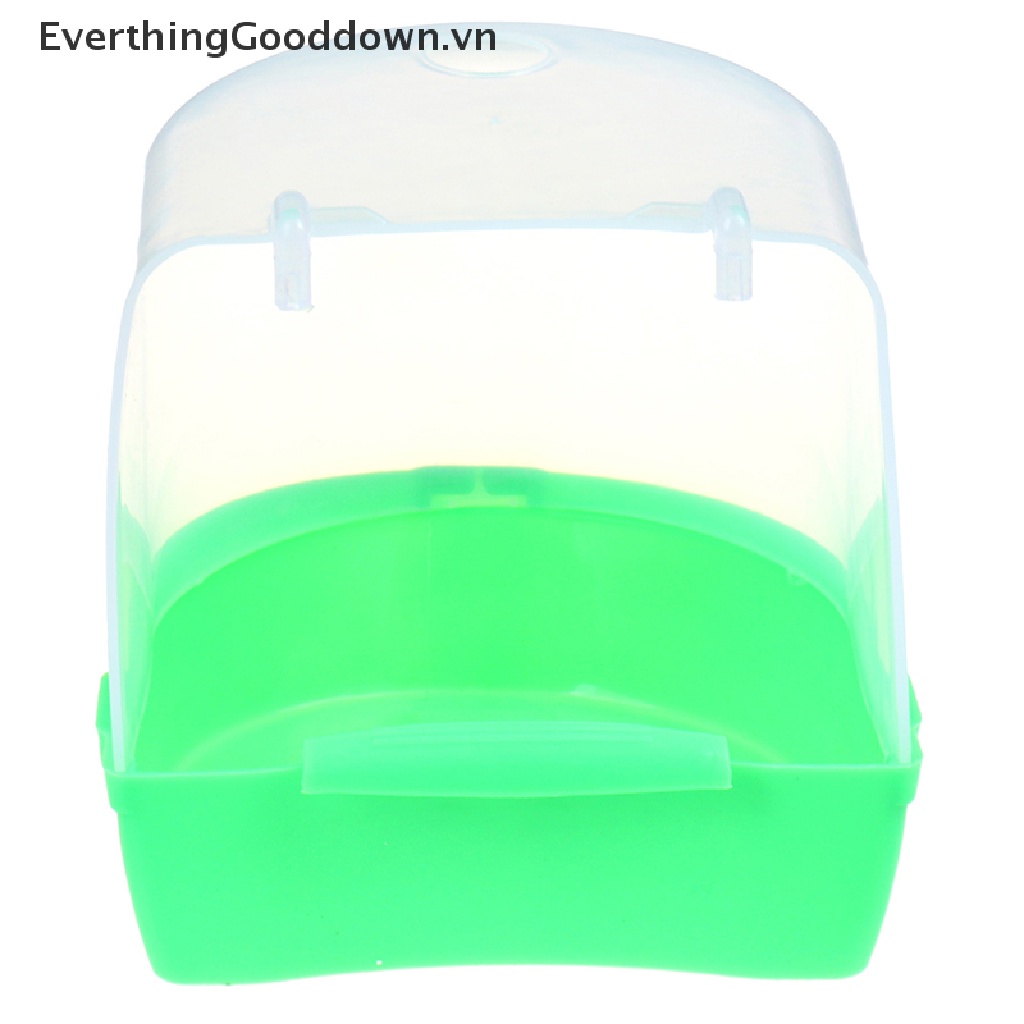 Bồn Tắm Bằng Nhựa Có Móc Treo Dành Cho Chim Vẹt