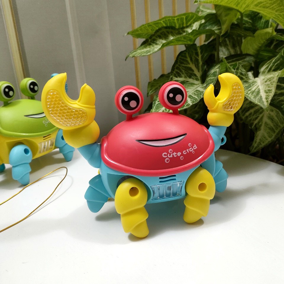 Đồ Chơi Con Cua Chạy Pin Có Nhạc Phát Sáng