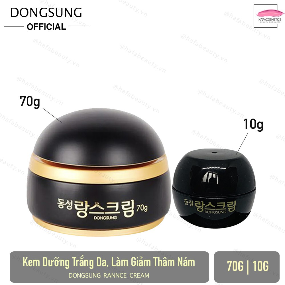 Kem Dưỡng Trắng, Giảm Thâm Nám Dongsung Rannce Cream - HAFA BEAUTY