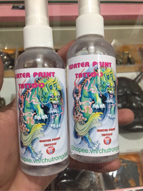 Nước in hình giấy phô tô của hình xăm