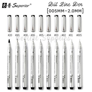 Bút line đi nét SUPERIOR kháng nước