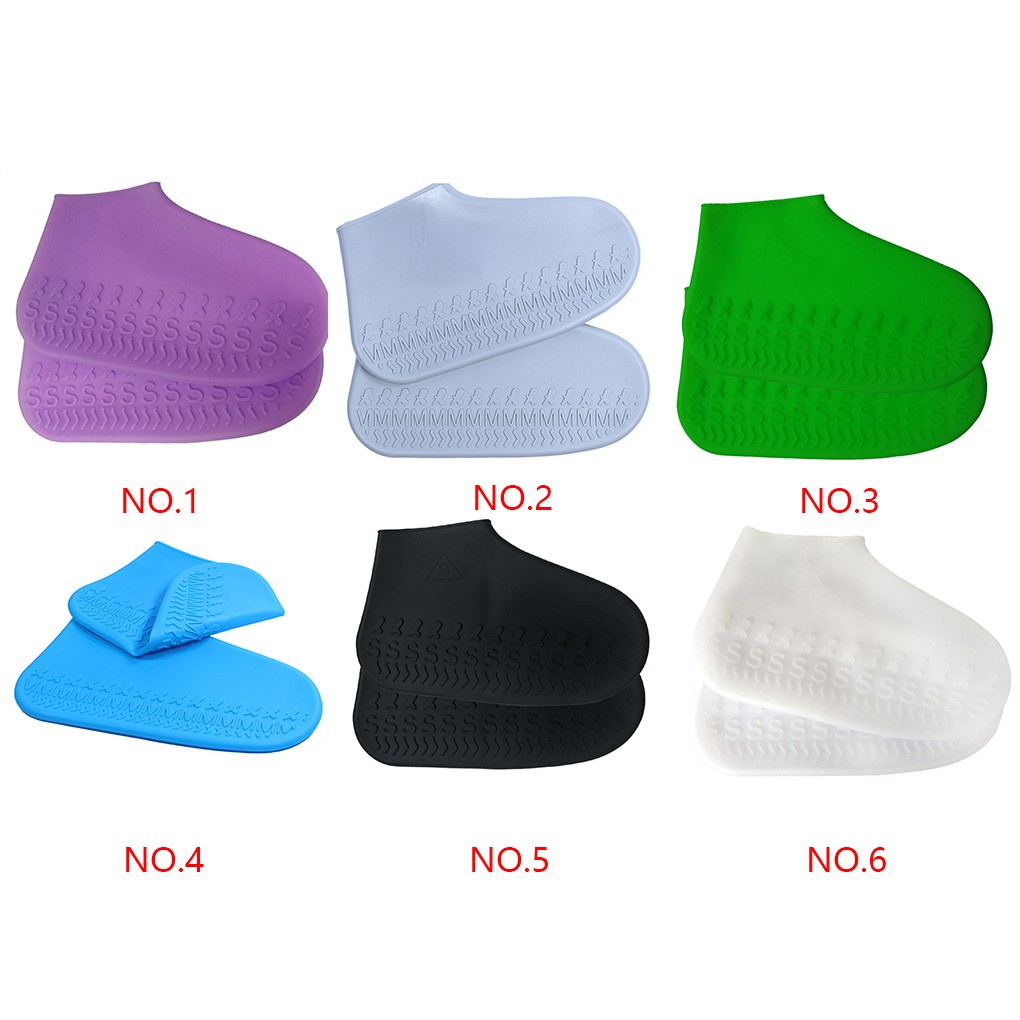 Vỏ bọc giày bằng silicon chống trượt bảo vệ đi trời mưa