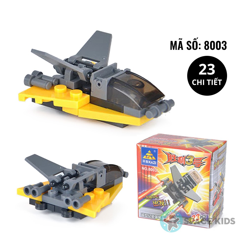 Đồ chơi lắp ráp mô hình 3D máy bay, phi thuyền từ 18 đến 28 chi tiết