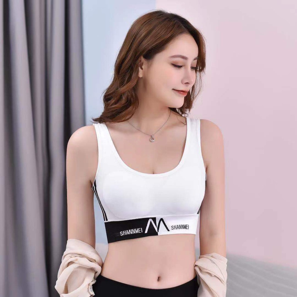 Áo Lót Nữ Cotton Nâng Ngực Khoét Lưng, Áo Bra Thể Thao Thấm Hút Mồ Hôi Tốt - 3384