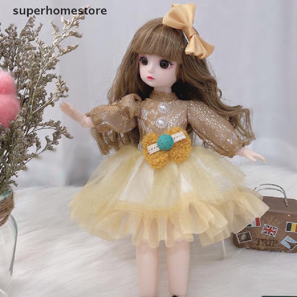 Đầm Công Chúa BJD 30cm Tỉ Lệ 1 / 6 Cho Búp Bê Barbie