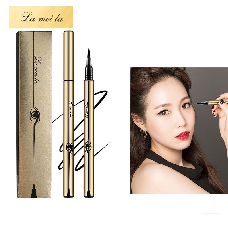 Bút Kẻ Mắt Nước Phong Cách Hàn Quốc Lâu Trôi Chống Nước Nhanh Khô Lameila BICCOSMETIC