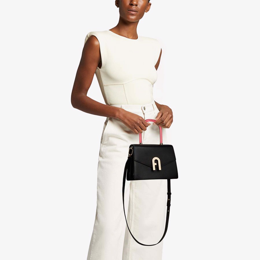 Túi Nữ FURLA Elettra S Top Handle Vitello Roma Manico Plexiglass