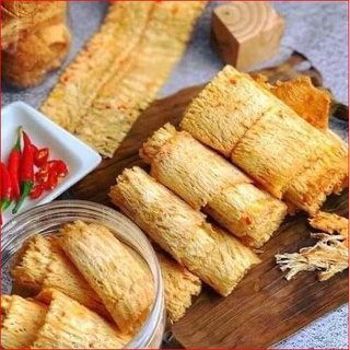 [Freeship đơn từ 50k+Quà tặng] 300g Khô mực cán tẩm gia vị Nha Trang loại ngon - hũ pet  ( Thơm dai - đậm vị )