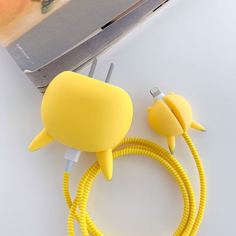 Vỏ Bảo Vệ Hộp Sạc Tai Nghe Apple 13 iPhone12 11pro Hình Pikachu Đáng Yêu