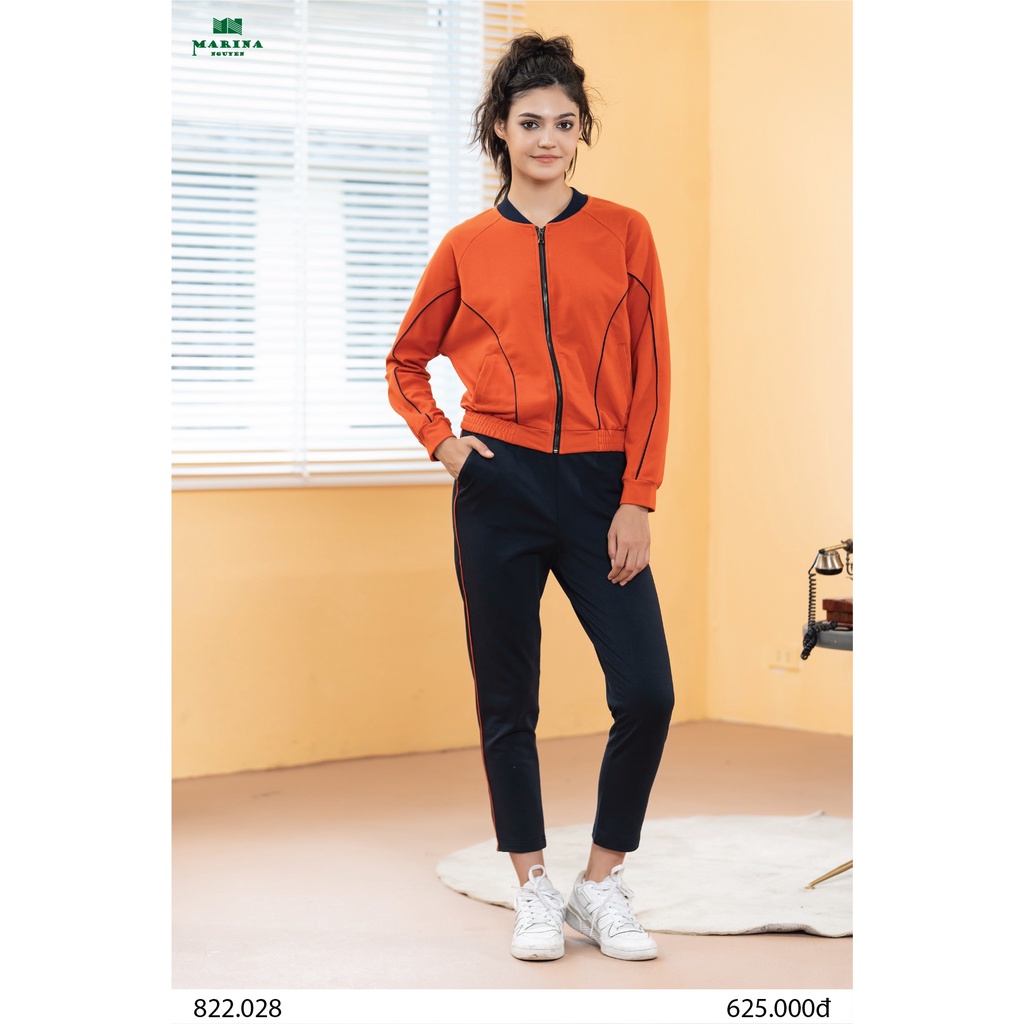 Bộ Đồ Thu Đông Nữ MARINA NGUYỄN Thiết Kế Dài Tay, Kiểu Dáng Trẻ Trung, Chất Liệu Cotton Mềm Mịn - 822028