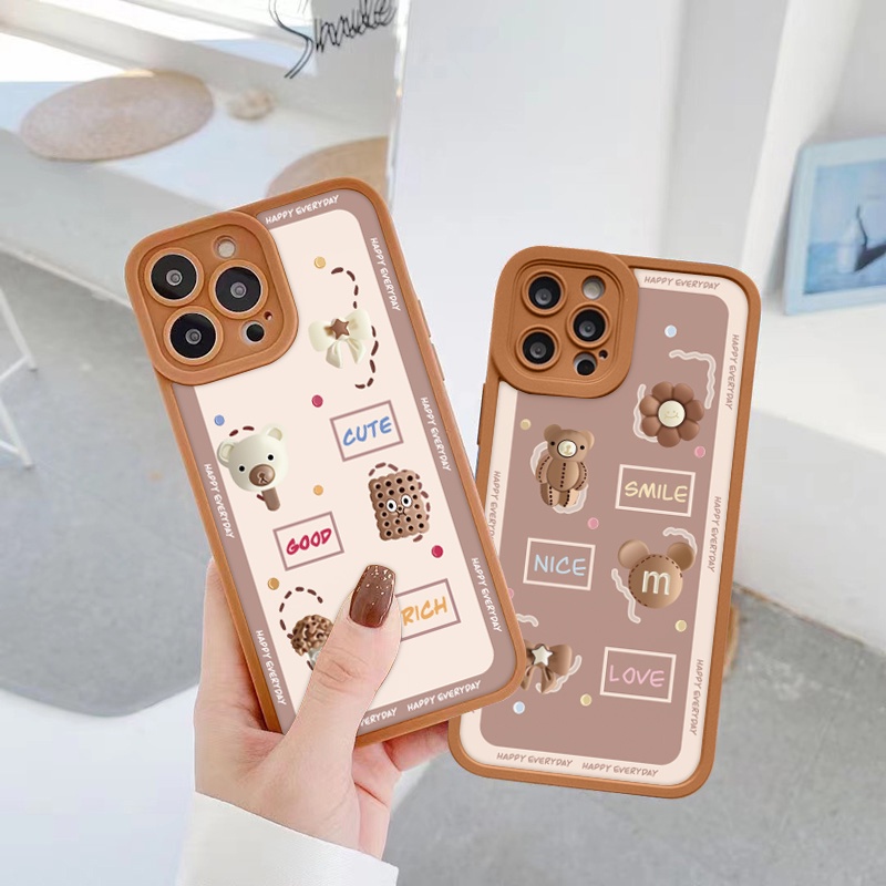 Ốp lưng iphone cạnh vuông lỗ camera gấu nice 6s/6plus/7/7plus/8/8plus/x/xs/11/12/13/pro/max/plus/promax-Sale Sốc U4-3