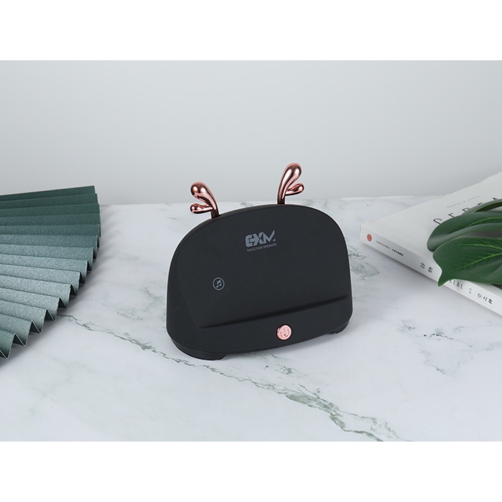 Loa Khuếch Đại XM-318 Trang Trí Sừng Nai Siêu Dễ Thương