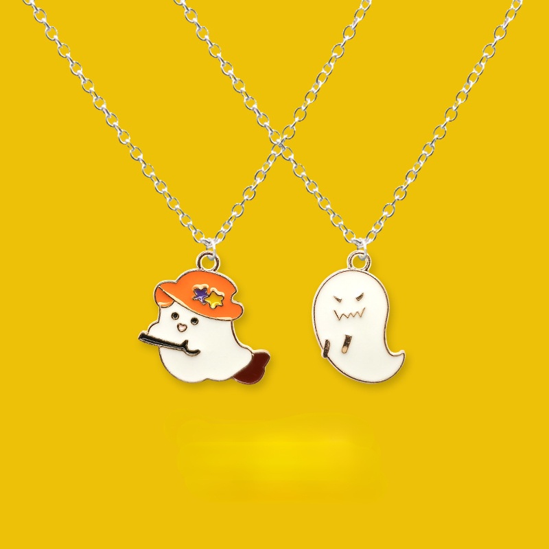 Vòng cổ Mặt Hình Gấu Phi Hành Gia Mặt Cười Ngôi Sao Ma Quỷ Hoạt Hình Ngọt Ngào