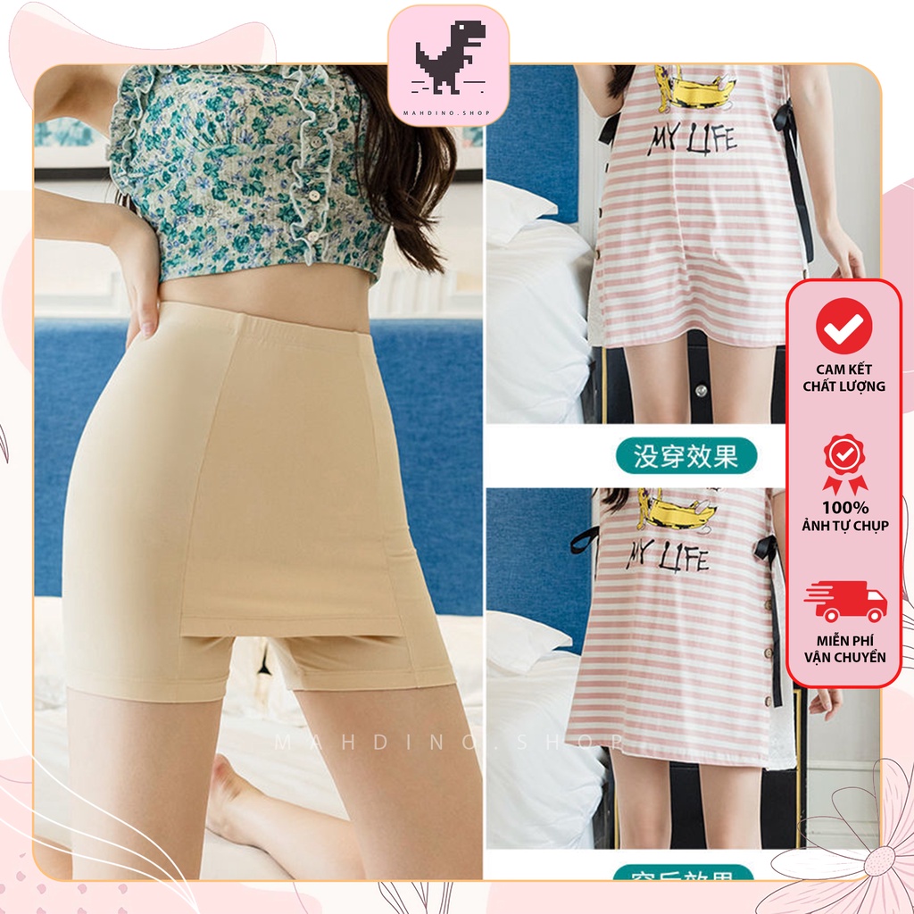 Quần An Toàn Mặc Không Lộ Đường Viền Giữ Form Váy - Cotton Co Giãn 4 Chiều QV, Quần Trong Váy