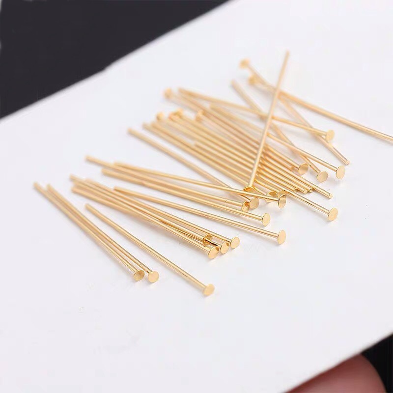 Đinh treo hạt mũ bẹt nhiều size làm handmade, DIY