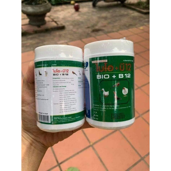 [ Hàng Chính Hãng] BIO+B12 THÁI LAN HŨ 150G ÚM GÀ CON, PH (Ò) NG B (Ệ) NH CHO GÀ ĐÁ, GÀ, VỊT, CHIM
