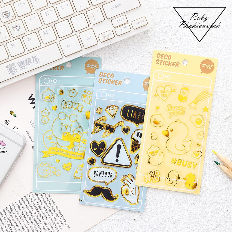 Sticker Dán Laptop, Điện Thoại- STK6