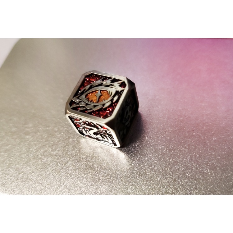 Cân Kim Loại Mắt Rồng Dài Màu gradient Phụ Kiện Trò Chơi board game longan Xúc Xắc longan