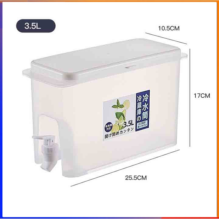 Bình đựng nước để tủ lạnh có vòi siêu tiện lợi