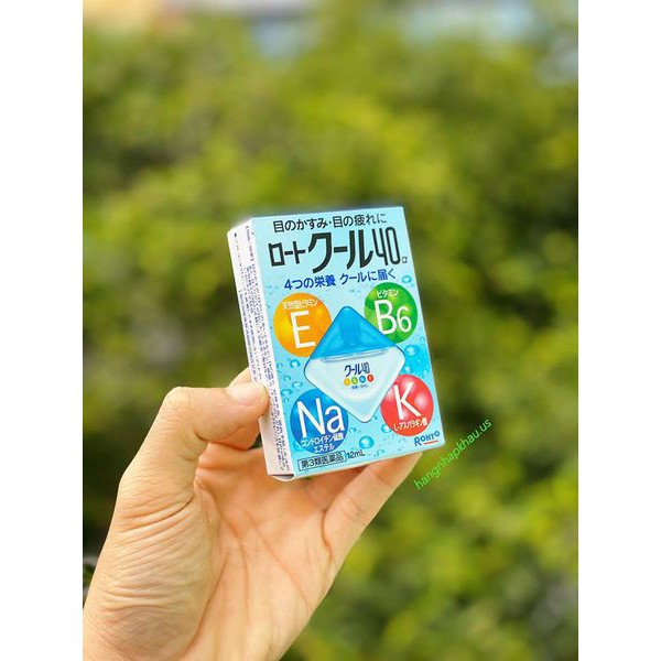 Nước Nhỏ mắt Rohto Nhật Bản Vita 40 bổ sung vitamin (2 màu) | Thế Giới Skin Care