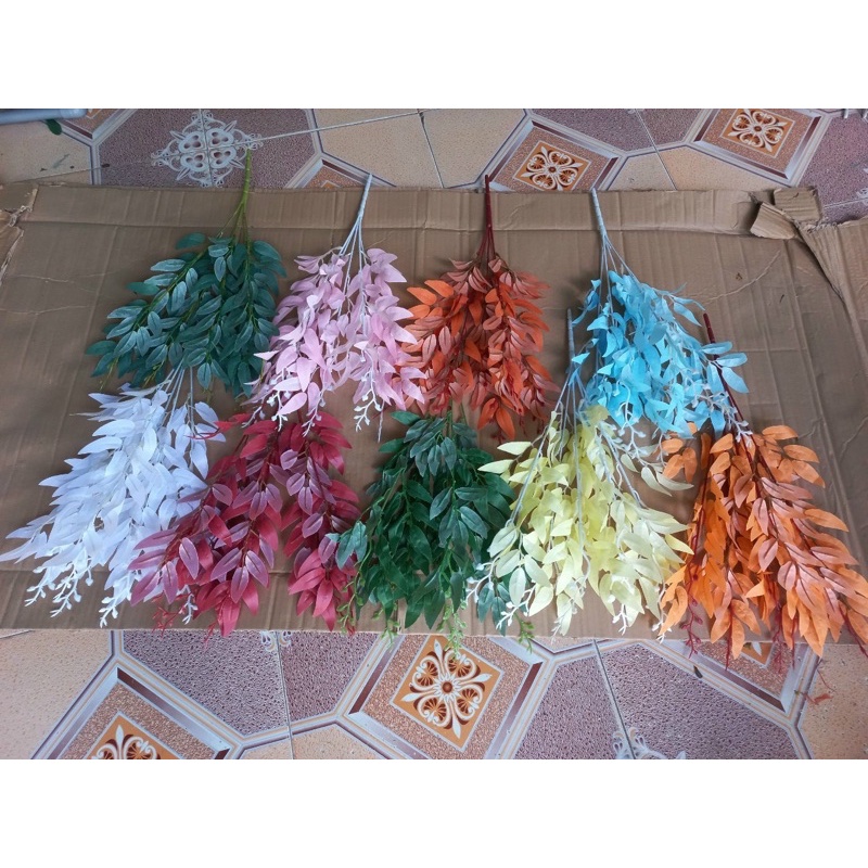 Chùm cây lá bạch đàn đủ màu - Cây lá giả