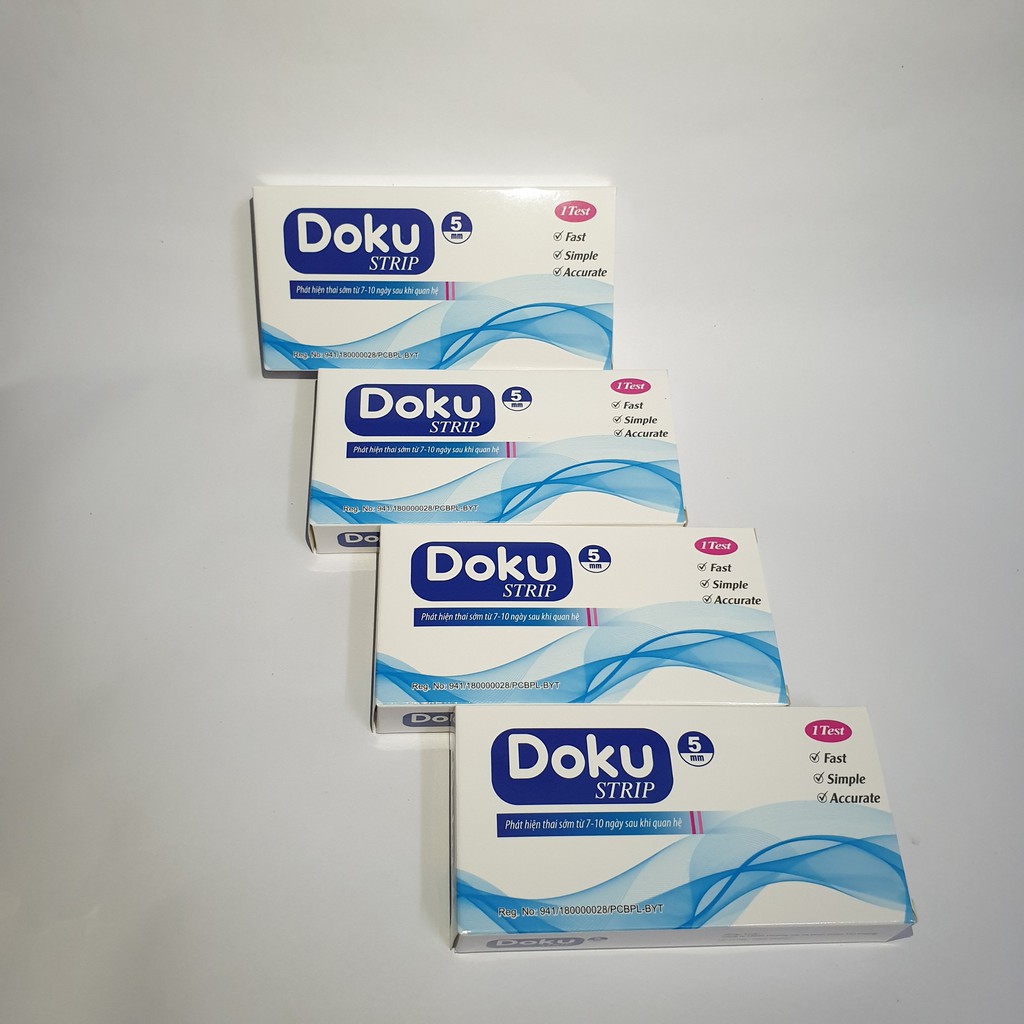 Que thử thai DOKU STRIP nhanh, chính xác - Che tên sản phẩm khi giao hàng