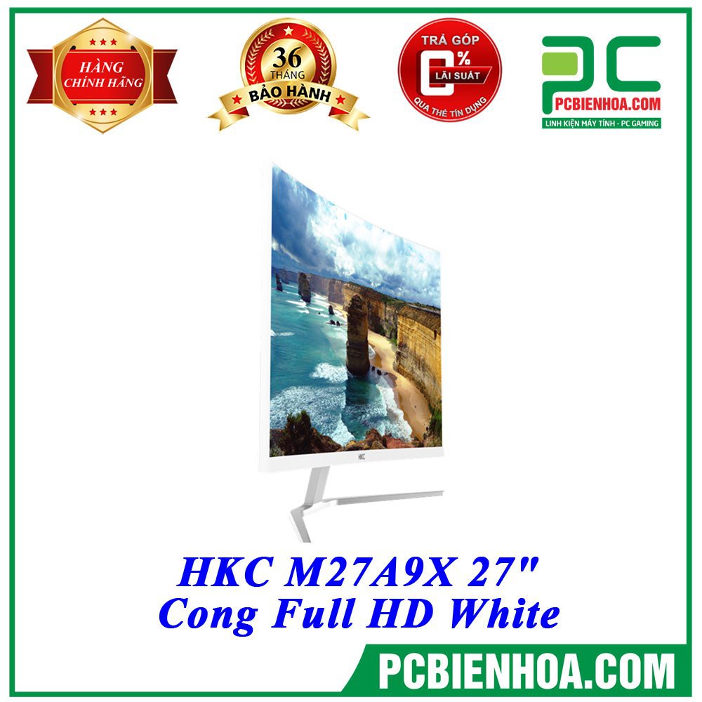 [Mã SKAMA07 giảm 8% đơn 250k]MÀN HÌNH HKC M27A9X 27" CONG FULL HD WHITE | BigBuy360 - bigbuy360.vn