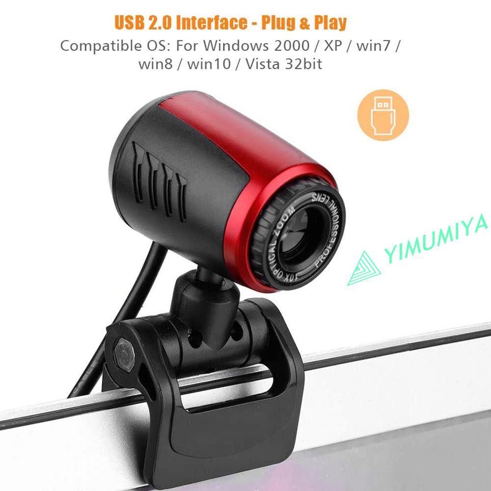 Webcam Hd Usb 2.0 Kèm Micro Hỗ Trợ Quay Video Trực Tuyến | BigBuy360 - bigbuy360.vn