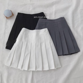 Chân váy xếp ly nữ Jem Closet Studio Chân váy tennis Coji chất tuyết hàn thiết kế basic phong cách Hàn Quốc 3389
