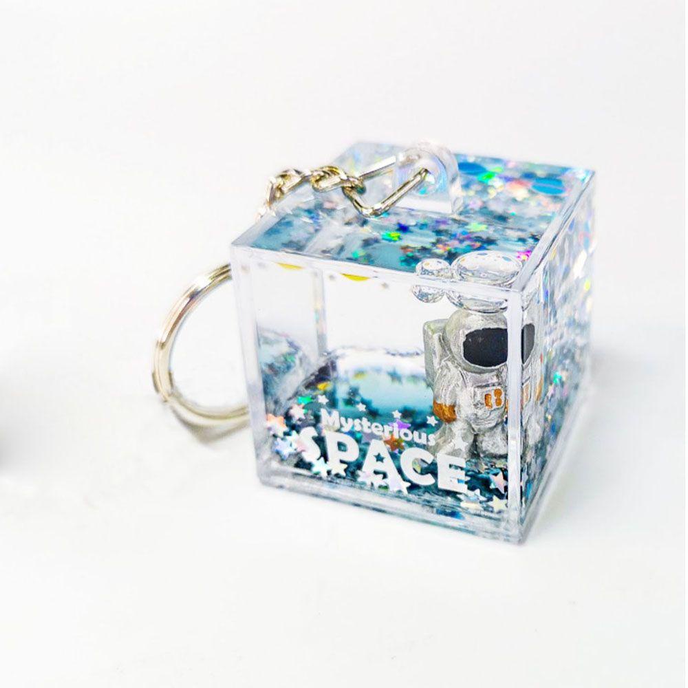 Móc Khóa Mặt Vuông Bằng Nhựa Resin Dễ Thương