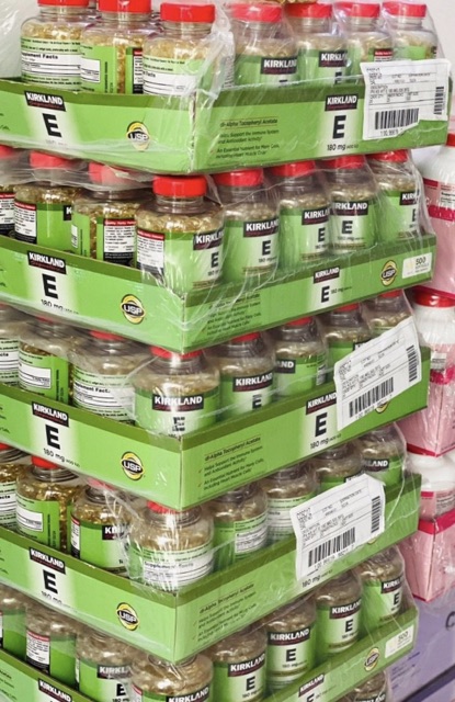 Viên Uống Vitamin E Hỗ Trợ Làm Đẹp Da & Chống Lão Hóa Kirkland Vitamin E 400 I.U 500 Viên