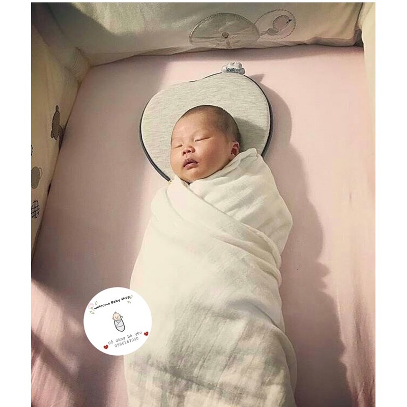 Gối chống bẹt đầu Lovenest Babymoov chính hãng [ babyboo]