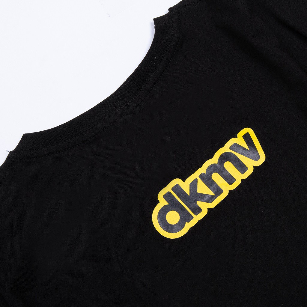 Áo thun nữ form rộng màu đen Don't Kill My Vibe | DKMV Always Smile Tee - Black