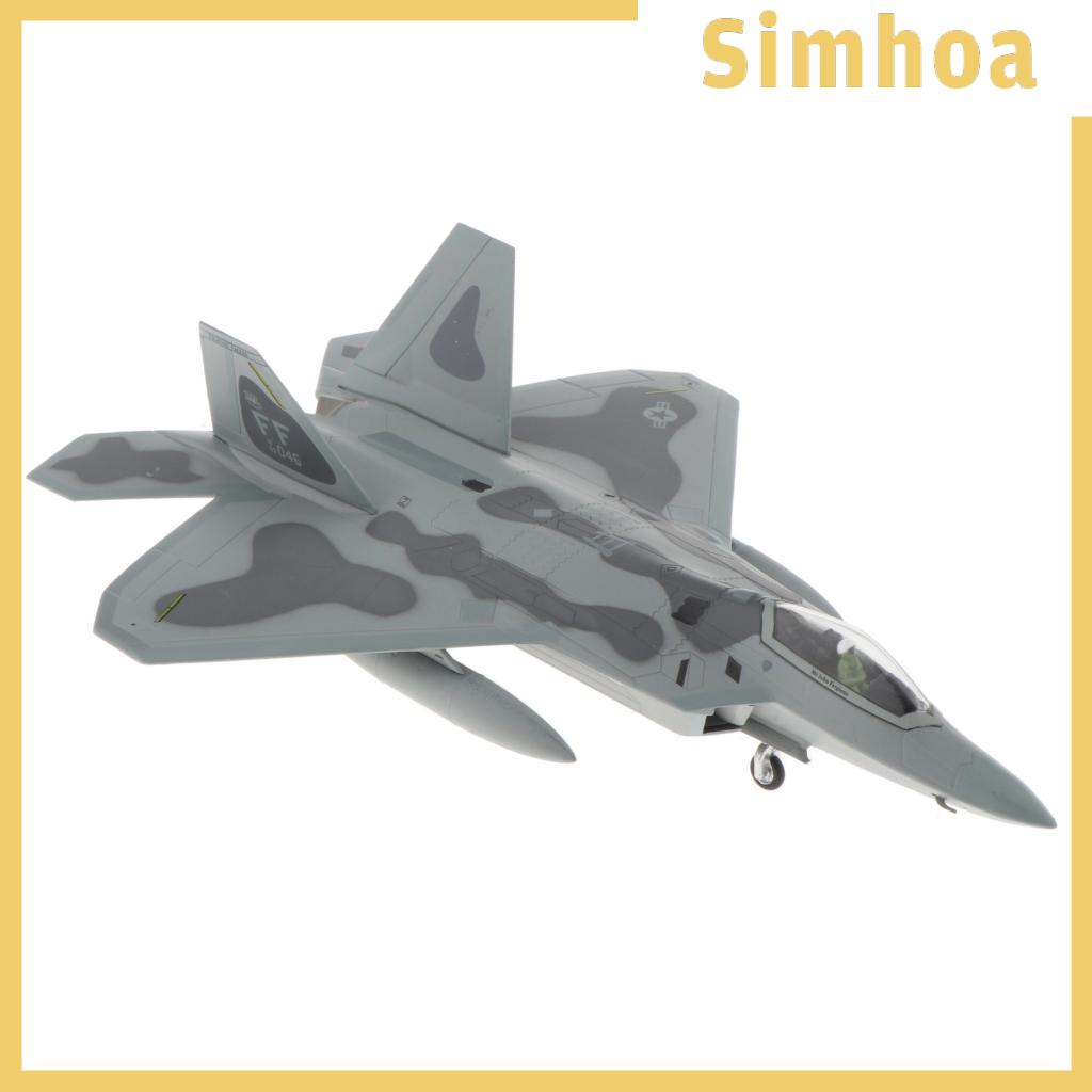 Mô Hình Máy Bay Chiến Đấu 1 / 100 Usa F-22 Chân Thật