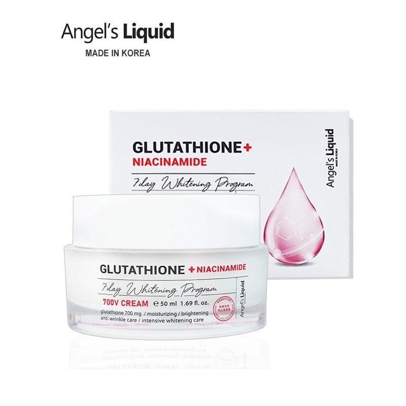 Kem dưỡng truyền trắng mờ nám Angel Liquid Glutathione Plus Niacinamide 700 V Cream 50ml