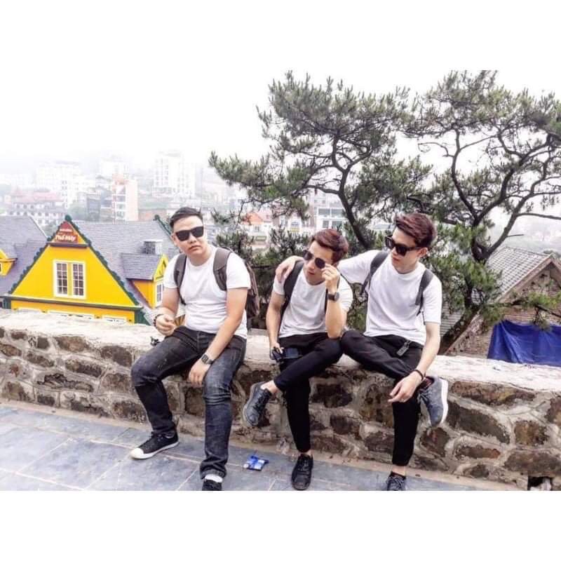 White and Black Kirkland T-shirt/ Áo Kirkland oversize cotton 100%