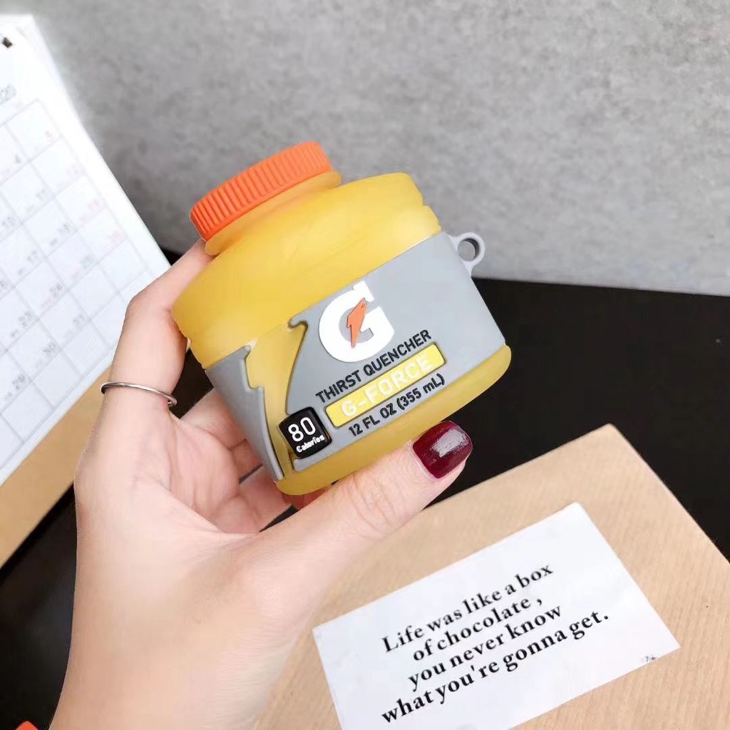 Vỏ Bảo Vệ Hộp Sạc Tai Nghe Airpods 1 2 pro 3 2021 gen3 Bằng Silicon Tpu Hình Thức Ăn Kẹo 3D Dễ Thương