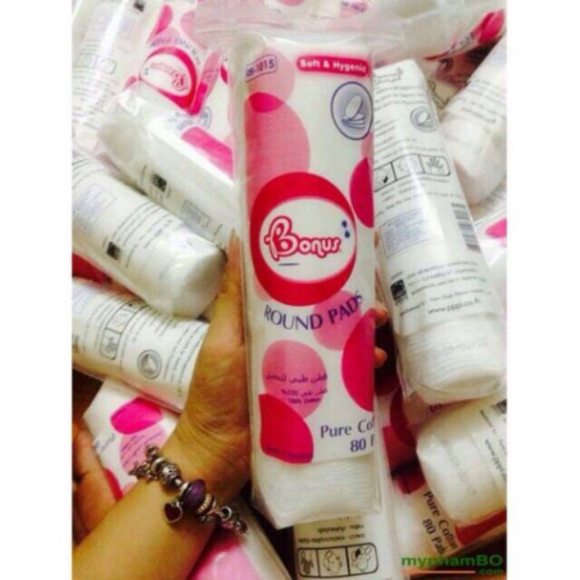 Bông tẩy trang bonus 80m thái lan