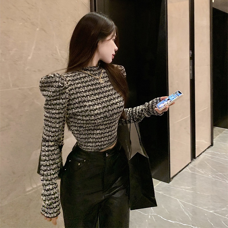 Áo Sơ Mi Tay Dài Dáng Ôm Thời Trang Mùa Thu Cho Nữ